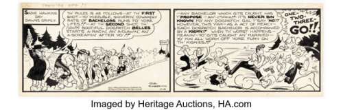 Al Capp Li’l Abner Daily Comic Strip Original Art dated 11-19-49 (United Feature Syndicate, 1949). | Heritage