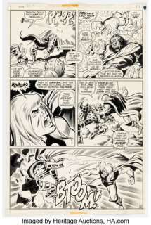 John Buscema and Jim Mooney Thor #201 Story Page 10 Original Art (Marvel, 1972). | Heritage