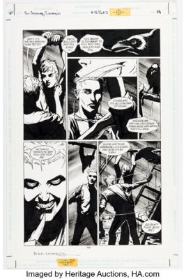 Peter Doherty The Dreaming #18 Story Page 14 (DC/Vertigo, 1997).