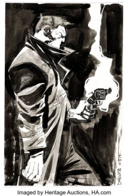 Nick Dragotta - Marv from Sin City Illustration Original Art (2019).