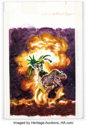 Joe DeVito The Spectre #29 Cover Preliminary Original Art (DC, 1995).