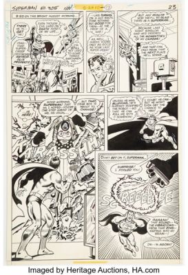 Curt Swan and Bob Oksner Superman #305 Story Page 13 Original Art (DC, 1976). | Heritage