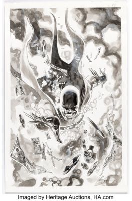 Rafael Albuquerque All Star Batman #12 Cover Original Art (DC, 2017). | Heritage