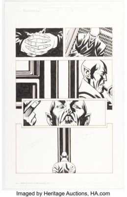 Michael Lopez, Tom Derenick, and Scott Hanna Bloodstone #4 Story Page 3 Original Art (Marvel, 2002).