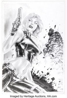 Diego Bernard - Mystique Illustration Original Art (2011).