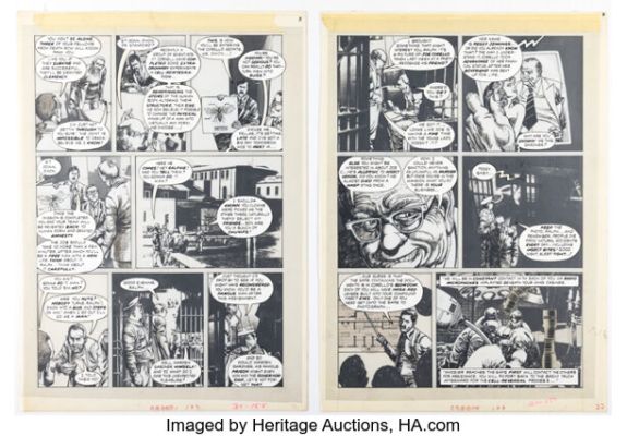 Leo Durañona Creepy #109 "The Organizer" Story Pages 3-4 Original Art (Warren, 1979). (Total: 2 Original Art)