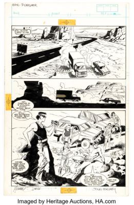 Mike Zeck and John Beatty Epic Graphic Novel: The Punisher -- Return to Big Nothing Story Page 3 Original Art (Marvel/Epic, 1989). | Heritage
