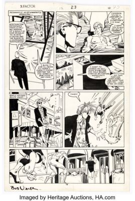 Marc Silvestri and Bob Wiacek X-Factor #12 Boom-Boom Story Page 18 Original Art (Marvel, 1986). | Heritage