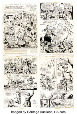 Noly Panaligan Weird Western Tales #27 Jonah Hex "The Meadow Springs Crusade" Complete 20-Page Story Original Art (DC, 1975). (Total: 20 Original Art) | Heritage