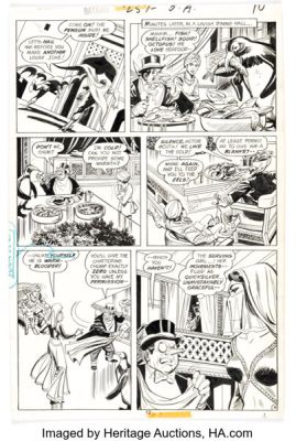 Irv Novick and Dick Giordano Batman #257 Penguin Story Page 9 Original Art (DC, 1974).