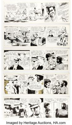 Al McWilliams Dateline: Danger! Daily Comic Strips Original Art Group of 5 (Field Enterprises, 1969). (Total: 5 Original Art)