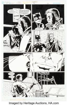 Jim Balent and Marlo Alquiza Catwoman #71 Story Page Original Art (DC, 1999). | Heritage