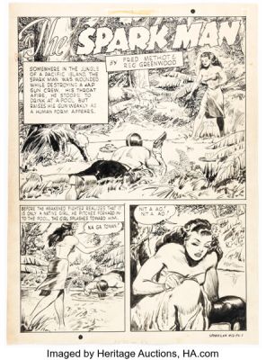 Reg Greenwood Sparkler Comics #12 Story Page 1 Original Art (United Feature Syndicate, 1942). | Heritage