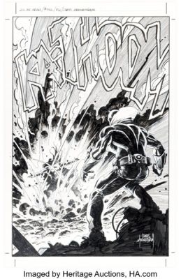 Chris Mooneyham G.I. Joe: A Real American Hero #312 Splash Page Story Page 6 Original Art (Image, 2024).