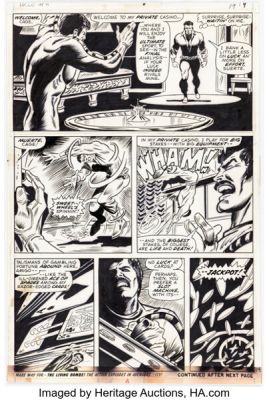 George Tuska and Billy Graham Luke Cage, Hero For Hire #11 Story Page 14 Original Art (Marvel, 1973). | Heritage