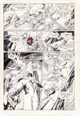 Gil Kane DC Comics Presents Annual #3 Marvel Family Story Page 17 Original Art (DC, 1984). | Heritage