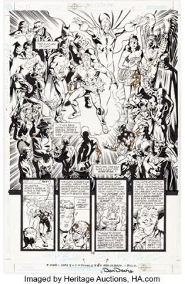 Scott Kolins and Dan Davis Stars and S.T.R.I.P.E. #9 Story Page 18 Original Art (DC, 2000).