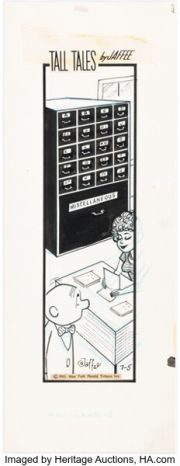 Al Jaffee Tall Tales Daily Comic Strip Original Art dated 7-5-62 (New York Herald Tribune, 1962). | Heritage