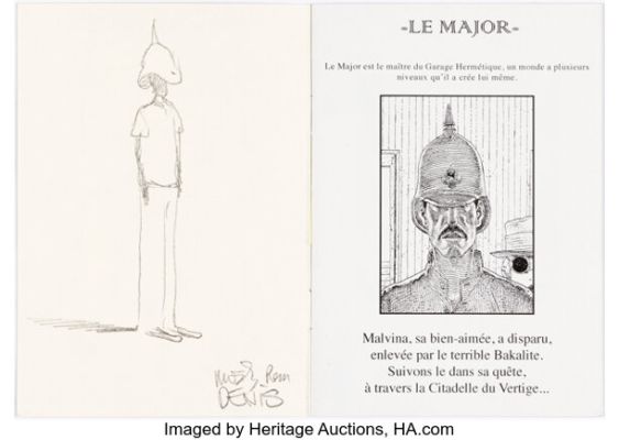 Jean Giraud (Moebius) - La Citadelle Du Vertige Sketch Original Art (2008). | Heritage