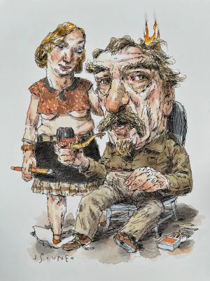 John Cuneo (Né En 1957) | Le maître et son modèle | misc / divers