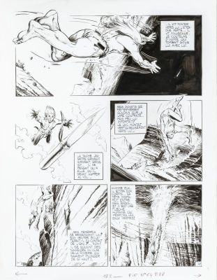 Cheret André Et... | Lot 2 - CHERET André et LECUREUX Roger Rahan Le nouveau piège Planche... | Neo Enchères