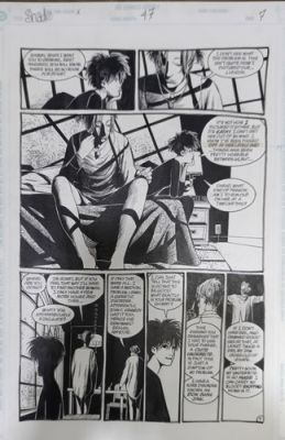 Chris Bachalo - Shade #47 Comic Original Art - #Death