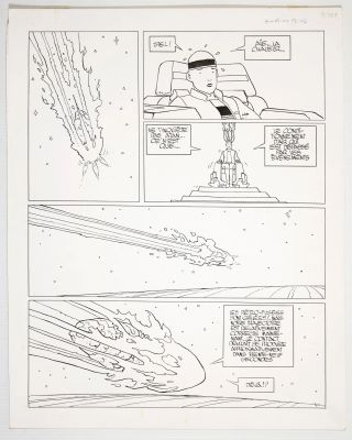 Moebius - Le Monde... | MOEBIUS - Le Monde d’Edena, planche n°10 à l’encre... | Tessier Sarrou
