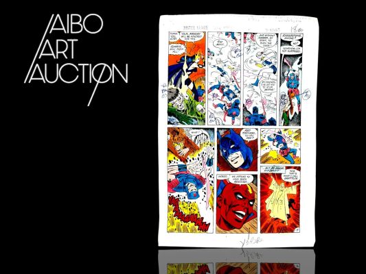 Anthony Tollin Justice... | Lot 32 - Anthony Tollin Justice league #214 Mise en couleur... | Aibo Art Auction