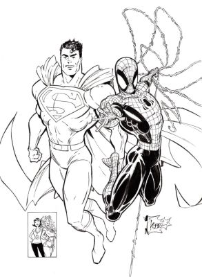 Kaare Andrews | Superman & Spiderman #1 DC Variant | More Great Art
