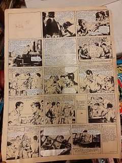 Topolino n. 724 - tavola originale Pier Lorenzo De vita - La scala dell‘odio  - Page volante - (1948) 