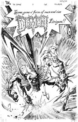 John McCrea | The Demon No. 1 Cover _ Variant 1:25, a3, full figure | John McCrea