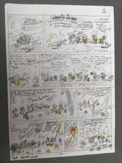 Studio Peyo - Planche originale crayonné - Les Schtroumpfs | Catawiki