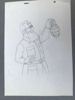 Tintin - Dessin Original Mine de Plomb - Affiche publicitaire du Film Â¨Le temple du soleilÂ¨ - (1969) | Catawiki