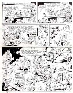 Mazel | CÃ¢line et Calebasse, planche n°22 Ã  l’encre de … | Banque Dessinée