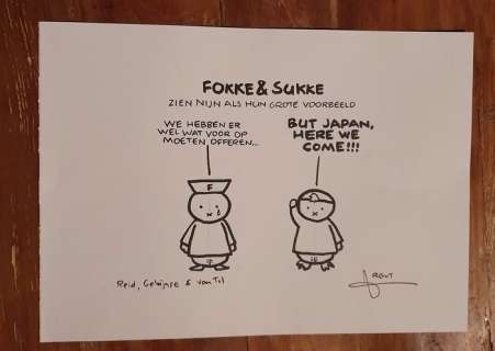 Fokke & Sukke - Originele tekening - Fokke & Sukke - Loose page - (2020) | Catawiki
