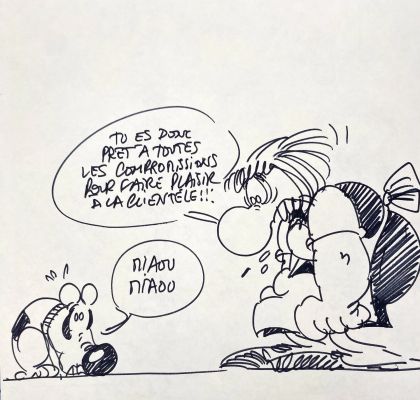 Binet Dédicace Ancienne... | Lot 92 - BINET Dédicace ancienne sur l’album Propos irresponsables... | Vermot et Associés