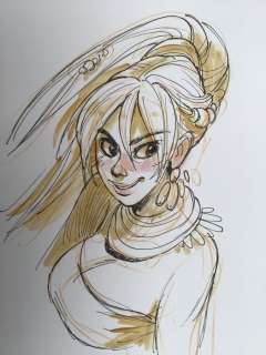 Barbucci, Alessandro - Dessin original couleur - EkhÃ¶ monde miroir | Catawiki