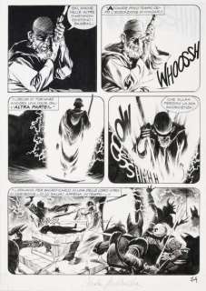 GENZIANELLA Nicola - Lot 525 - Planche 74 du récit La luce Pera publié dans Dampyr...