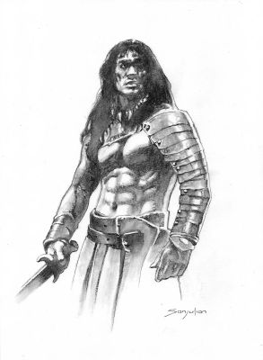 Conan the Barbarian – Standing Warrior | Corner4art