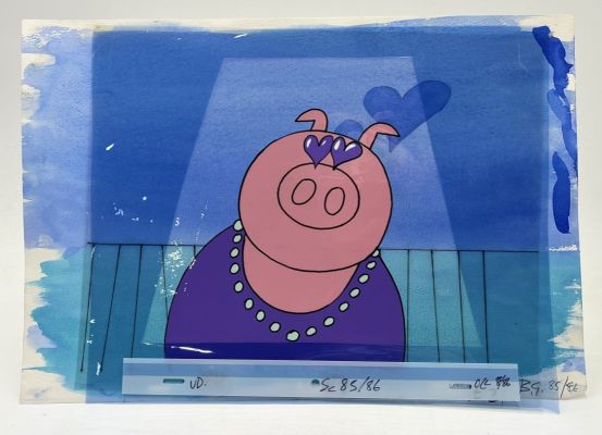 Lot 50 - A multi-layered animation cel from series 5 episode 4 of Henrys Cat… | misc / divers