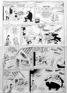 Reg Parlett - Beastenders - Dracula (TWO pages)