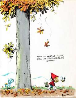 Franquin | Illustration Ã  l’encre de Chine et Ã  l’aquarelle… | Banque Dessinée