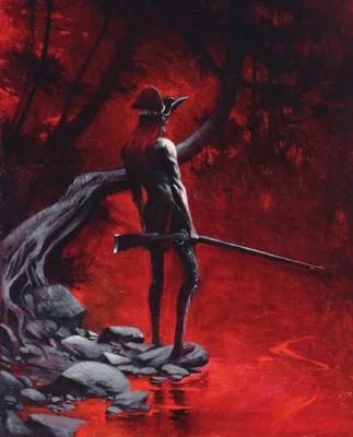 * Cromwell (Né En... | Lot 25 - * CROMWELL (né en 1959) Le dernier des Mohicans Acrylique... | Tessier Sarrou