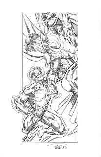 Paul Pelletier - Sketch Pin-Up, Kyle vs. Parallax
