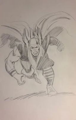 Jack Kirby - Ensemble... | Lot 31 - Jack Kirby - Ensemble de 2 dédicaces : Superbes dessins... | Tessier Sarrou