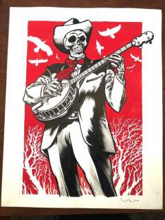 Kriek, Erik - Originele tekening in kleur - Murder Balladeer - (2014) | Catawiki