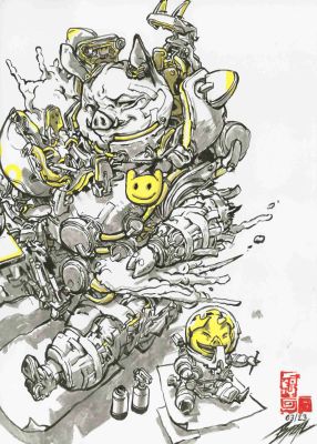 Cartoon Clash: Boo Boo, Atom Ant & Speedy Gonzales | Corner4art