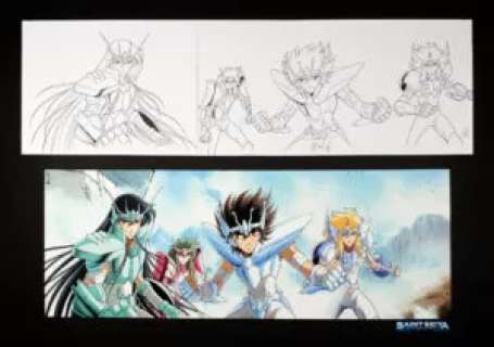 Jérôme ALQUIE - 22 – Saint Seiya – Time Odyssey (Chevaliers du Zodiaque) – Dragon Shyryu, Andromède Shun, Pégase Seiya et Cygne Hyoga