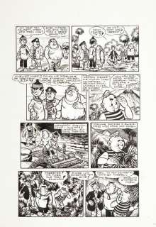 Janusz Christa (1934 - 2008) | Janusz Christa | "Kajtek i Koko. Zwariowana wyspa", paski 73-74, 1967 | Desa Unicum