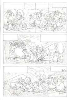 Antonio Carrillo - Original Page - Donald Duck - Paleolithic Age - Pencil Art | Catawiki